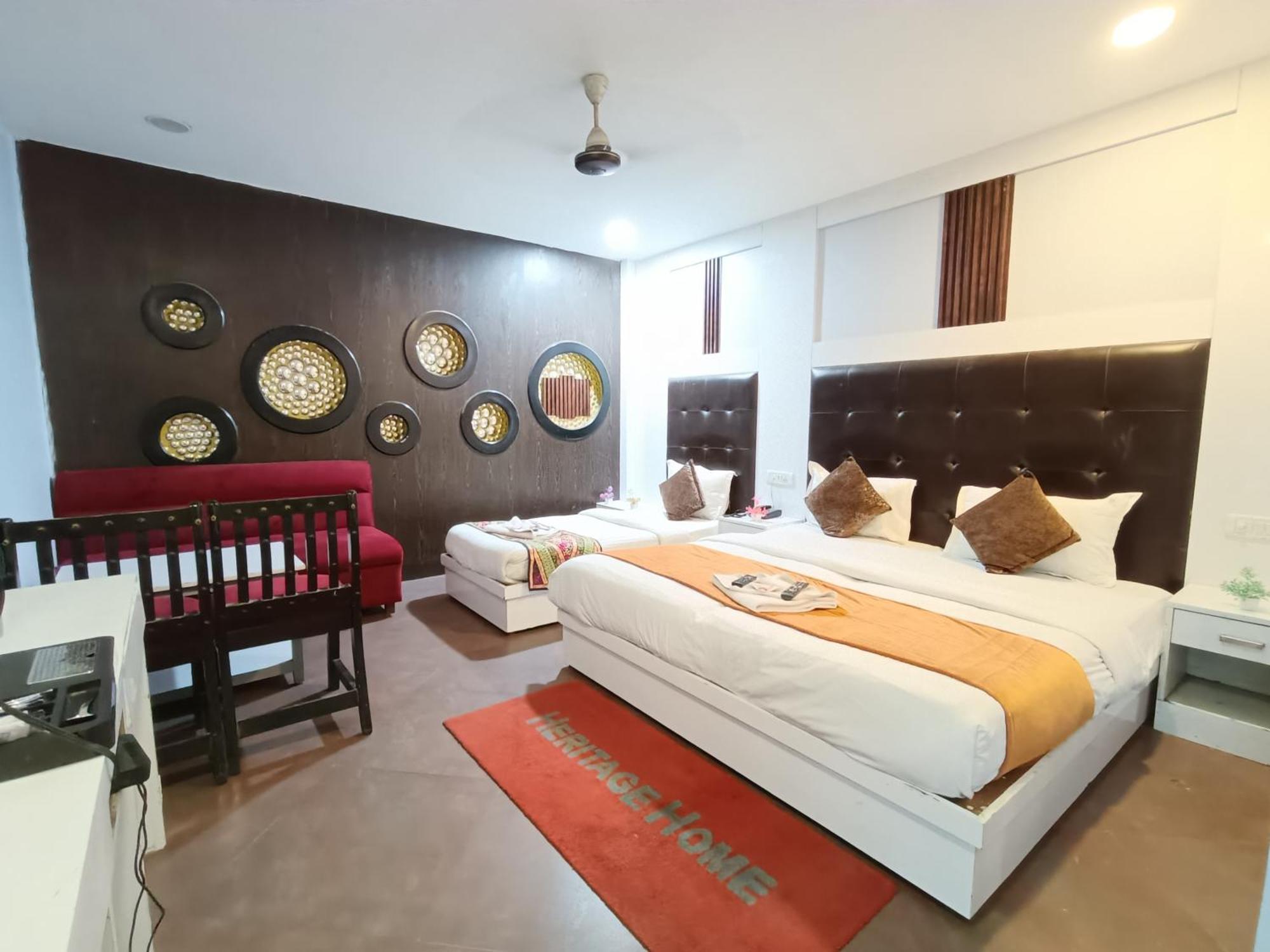 Hotel Heritage Home Walking 1 Minuit From R K Ashram Metro Station New Delhi Exterior photo