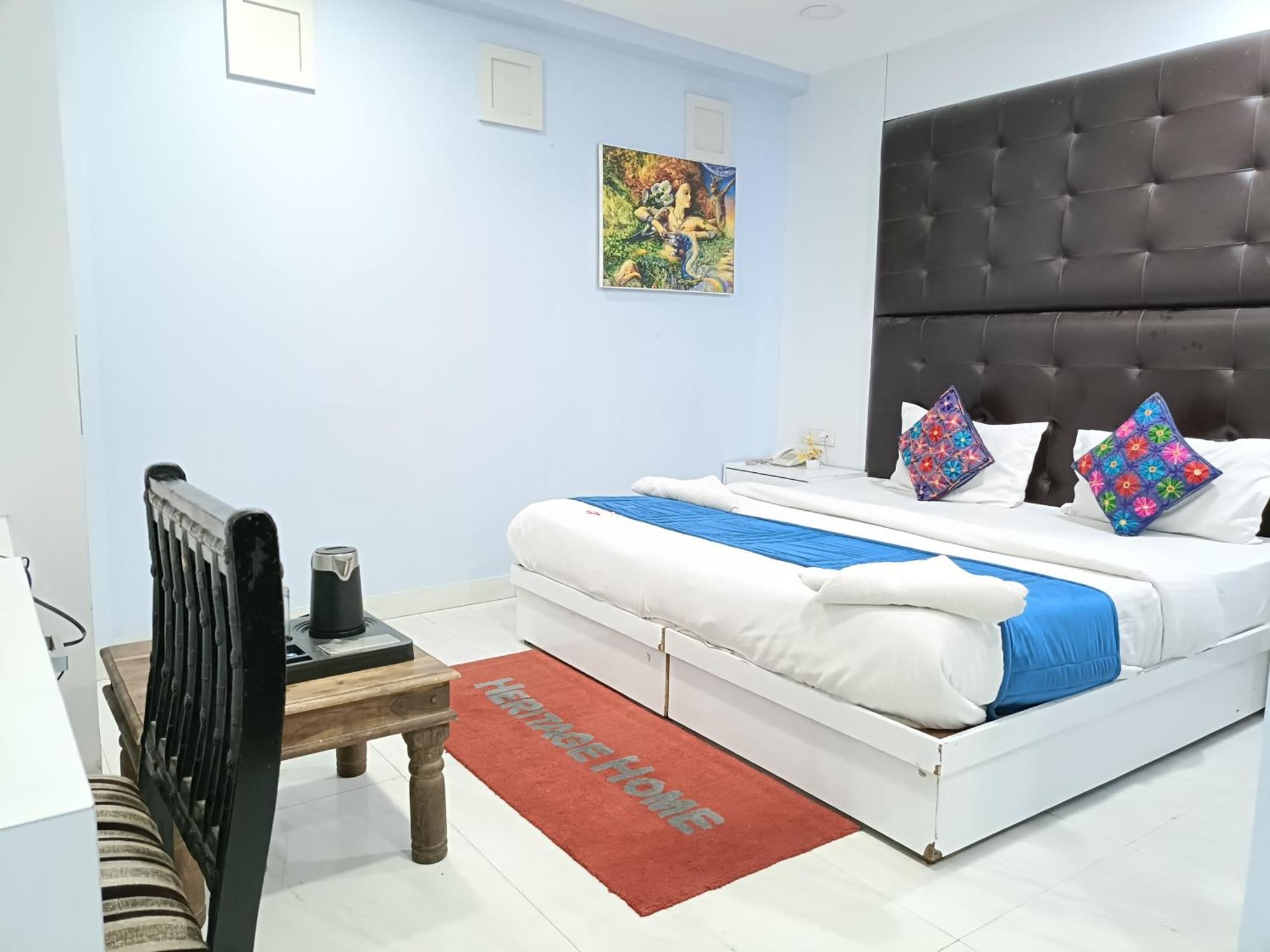 Hotel Heritage Home Walking 1 Minuit From R K Ashram Metro Station New Delhi Exterior photo